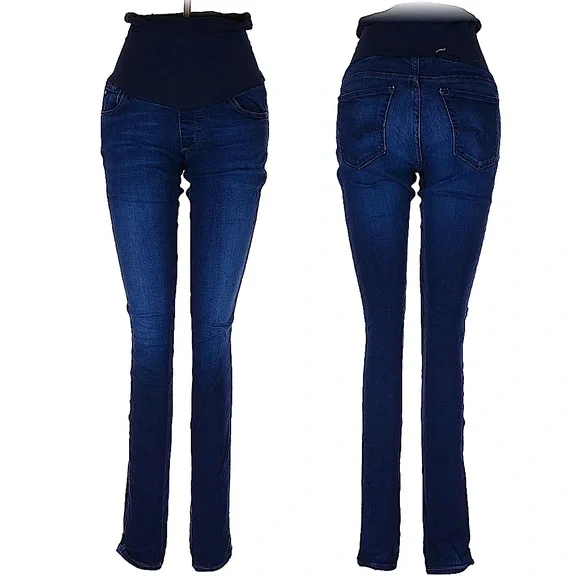 Ag Adriano Goldschmied maternity dark wash jeggings size 27 - Picture 1 of 5